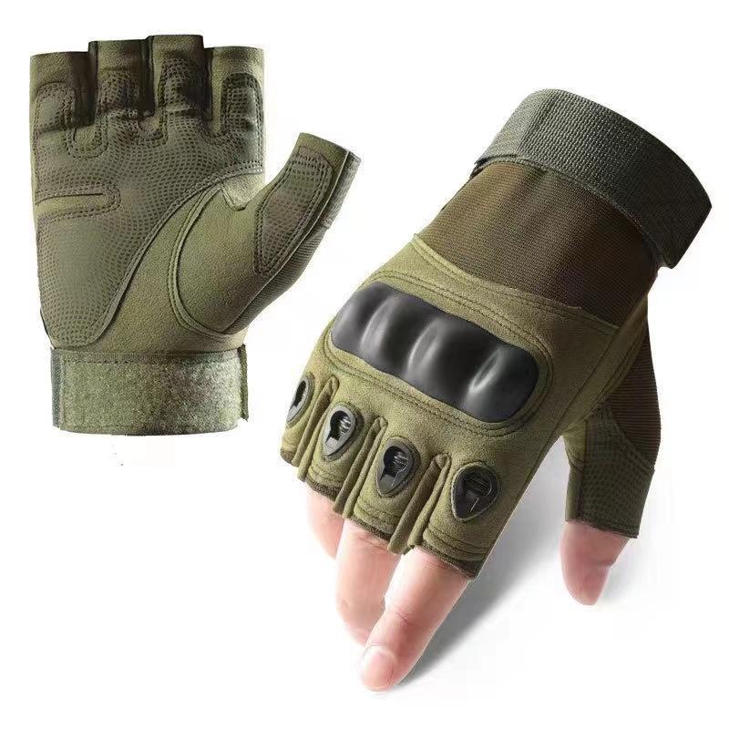 Outdoor Sports Motorcycle Full Fingure Fan Gloves Outdoor Tactical Gloves Cycling Gloves Sport Training Non-slip Fitness Gloves