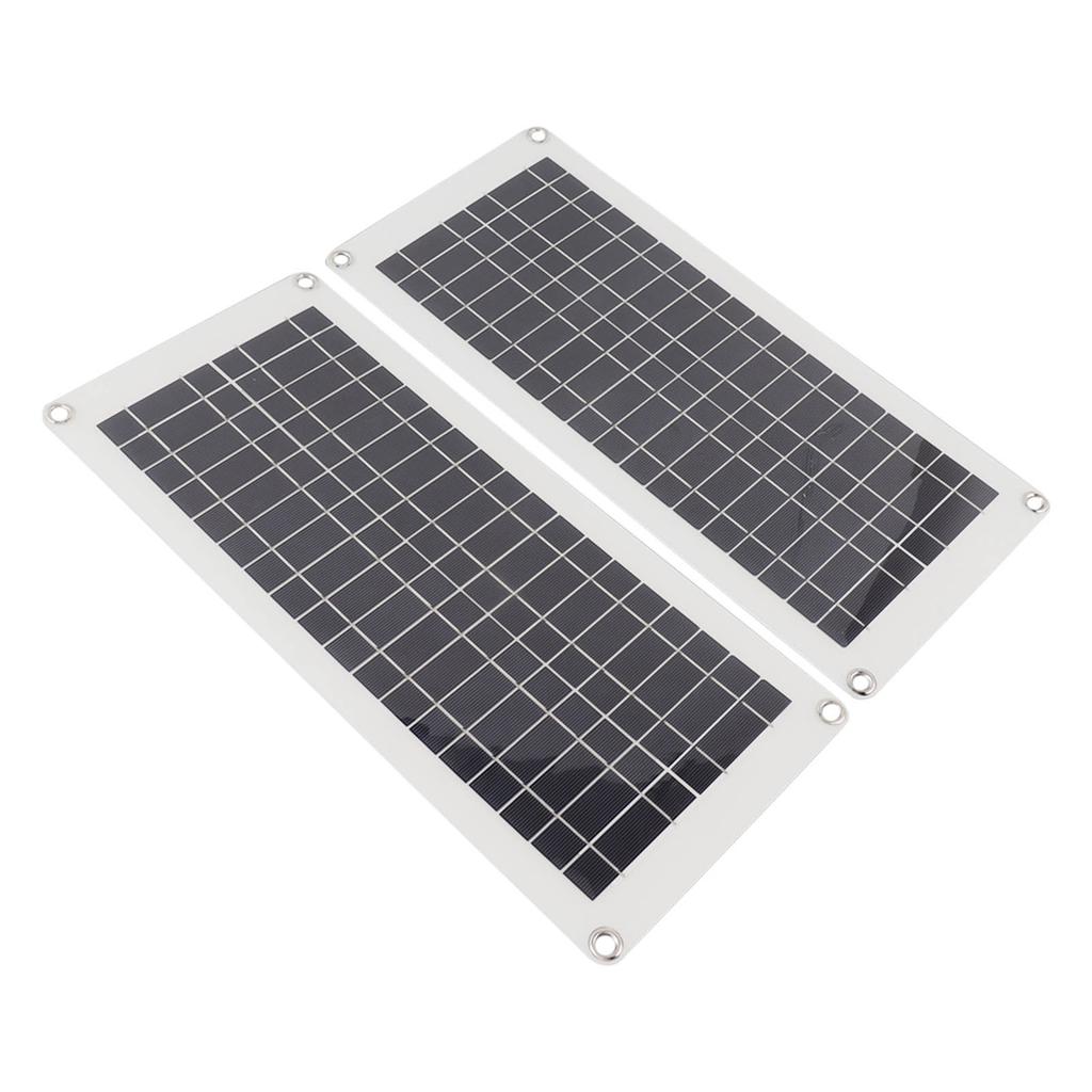 Solar Panel Kit IP65 Waterproof 40W 10A 50V 2Pcs Monocrystalline Solar Panel with Solar Charge