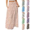 Women's Flowing Maxi Dress Regular Casual Summer Floral Print Bohemian Skirt