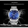 Top Brand Steel Band Business Waterproof Watch Men's Fashion Luminous Wristwatch