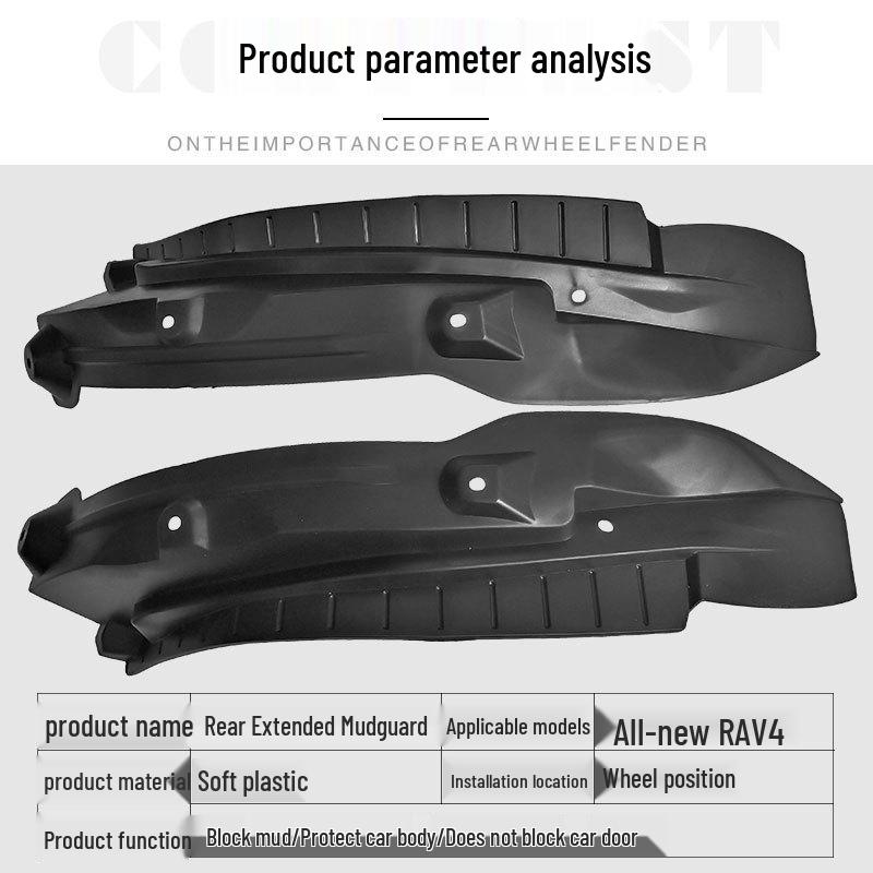 Внутренний брызговик задней двери Toyota RAV4 (2019-2020)