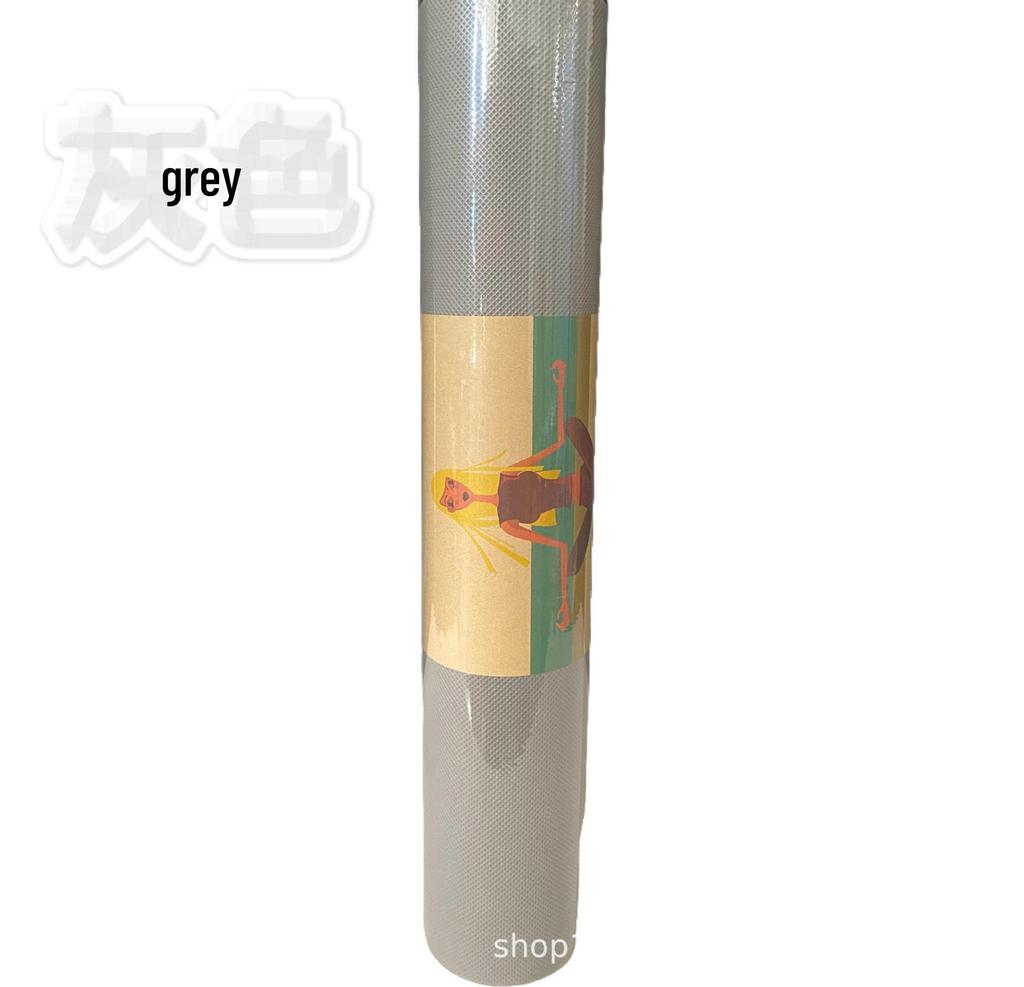 Коврик для йоги из нетоксичного материала EVA: Однотонный, нескользящий, плотный, экологичный, подходит для фитнеса, кемпинга или дома.