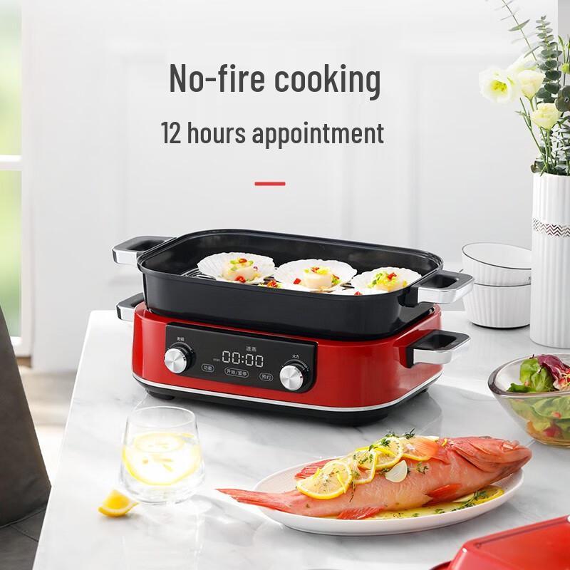 Многофункциональный электрический горшок-хот-пот и пароварка Morphy Richards 5 л, вилка CN (адаптер в комплекте)