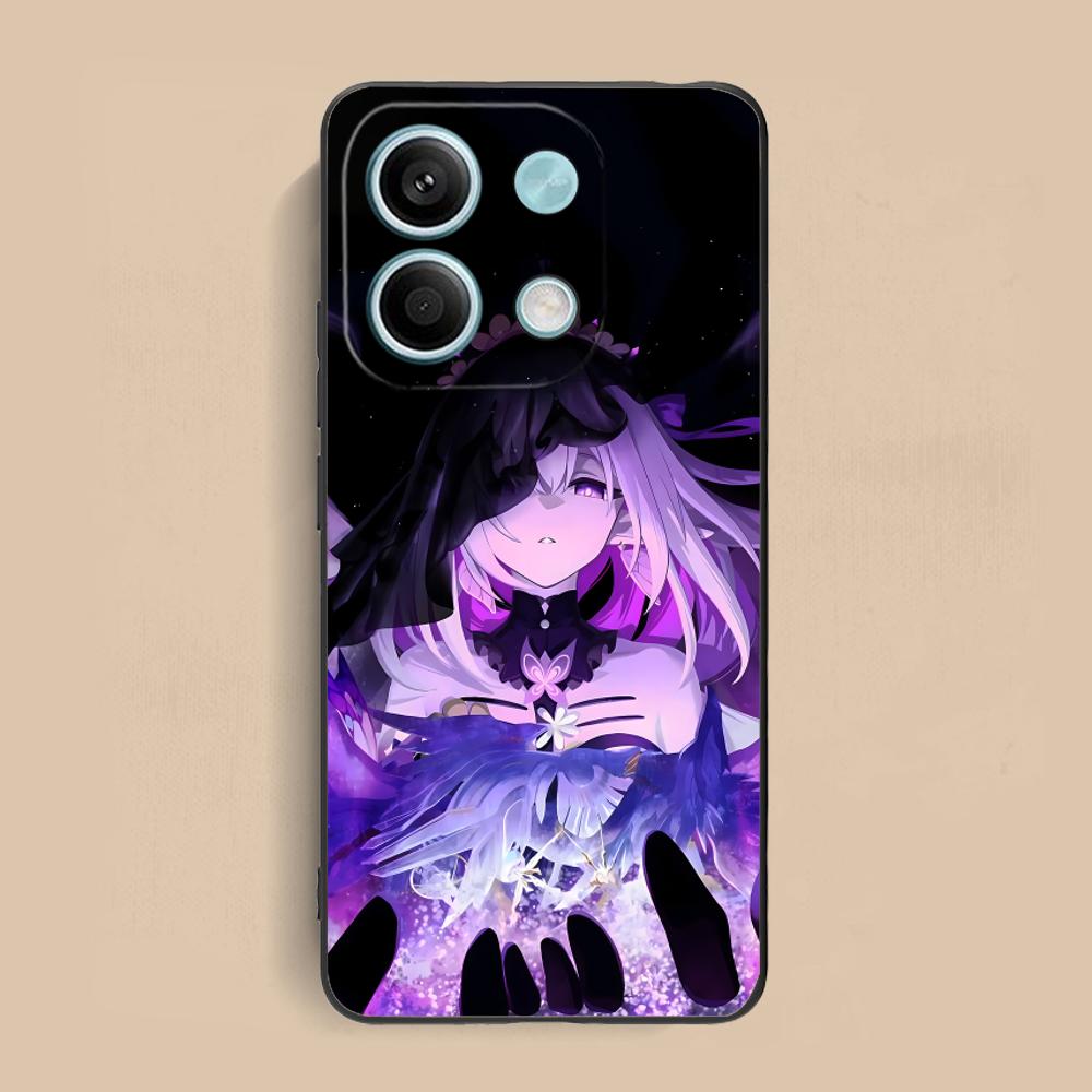 HSR Касторовое Матовое ТПУ Чехол для Мобильного Телефона для Xiaomi Redmi Note 14 13 12 11 S Pro Plus 4G 5G Цветной Печатный Чехол