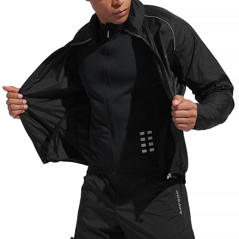 Ветрозащитная велосипедная куртка MTB Road Team Bike Светоотражающее пальто из джерси с длинными рукавами Дышащая спортивная одежда