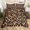 Leopard Print Bedding Set Animal Skin Duvet Cover For Kids Teens Adult Quilt Cover Polyester Comforter Cover With Pillowcase