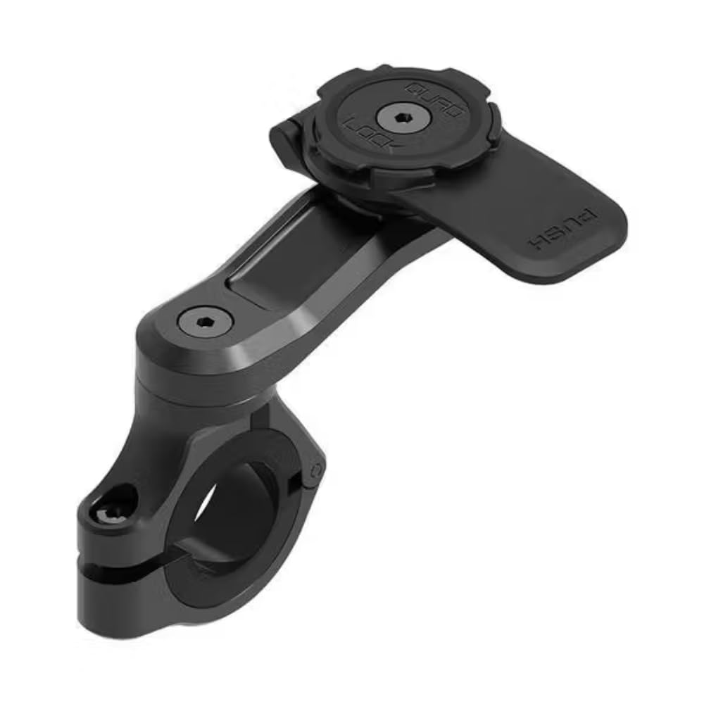 Совместимое с смартфоном крепление на руль мотоцикла QUAD LOCK PRO черное 32 мм QLM-HBR-PRO