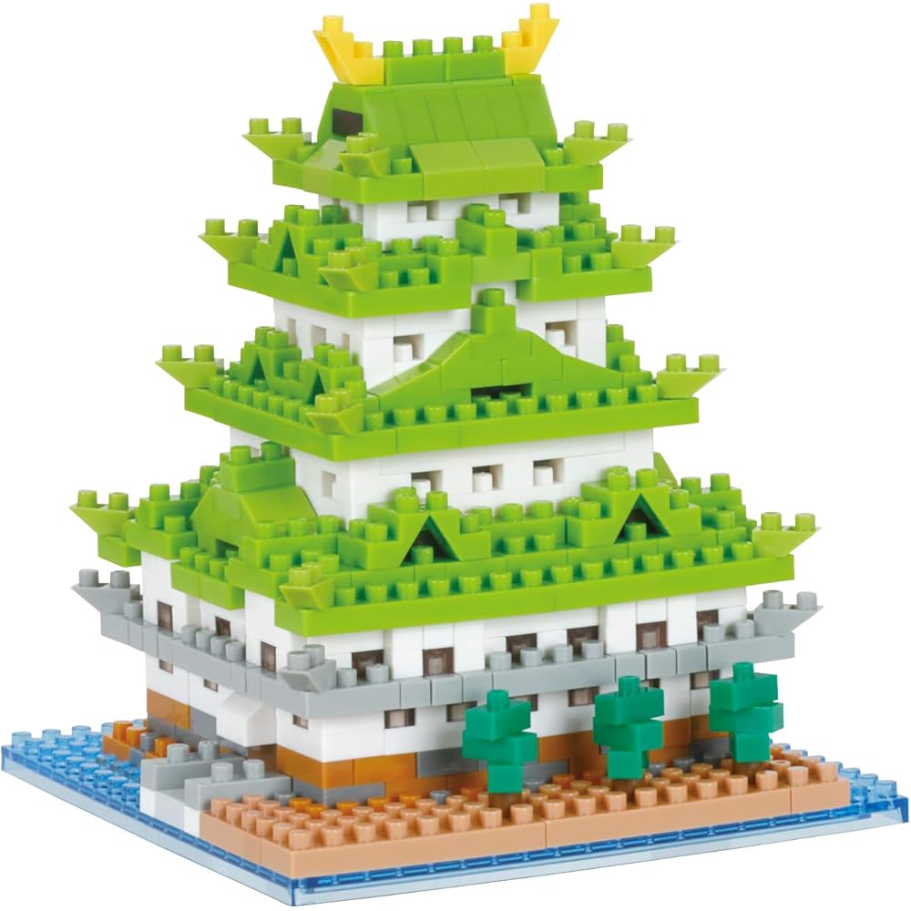 Kawada Nanoblock Строительный набор «Замок Нагоя», 150 деталей, развивающая игрушка