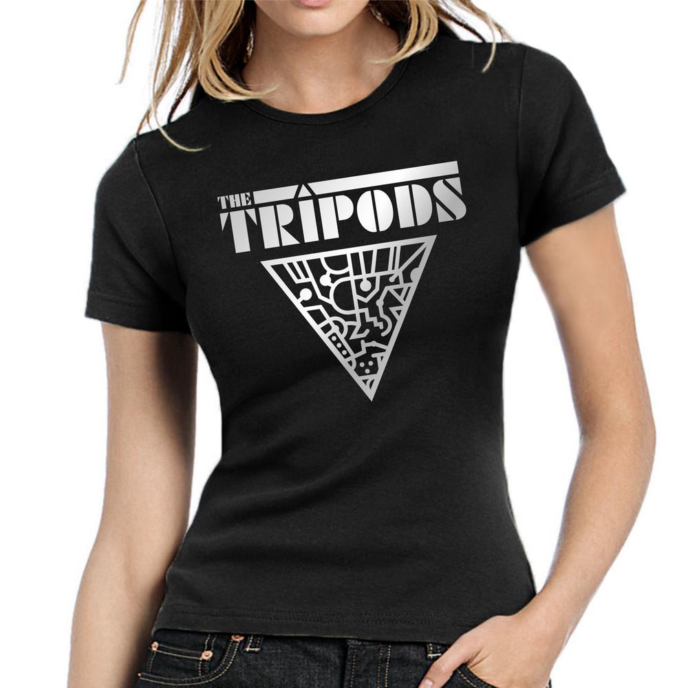 The Tripods The Three-legged Rulers SciFi 80s Cult Women Girlie T-Shirt