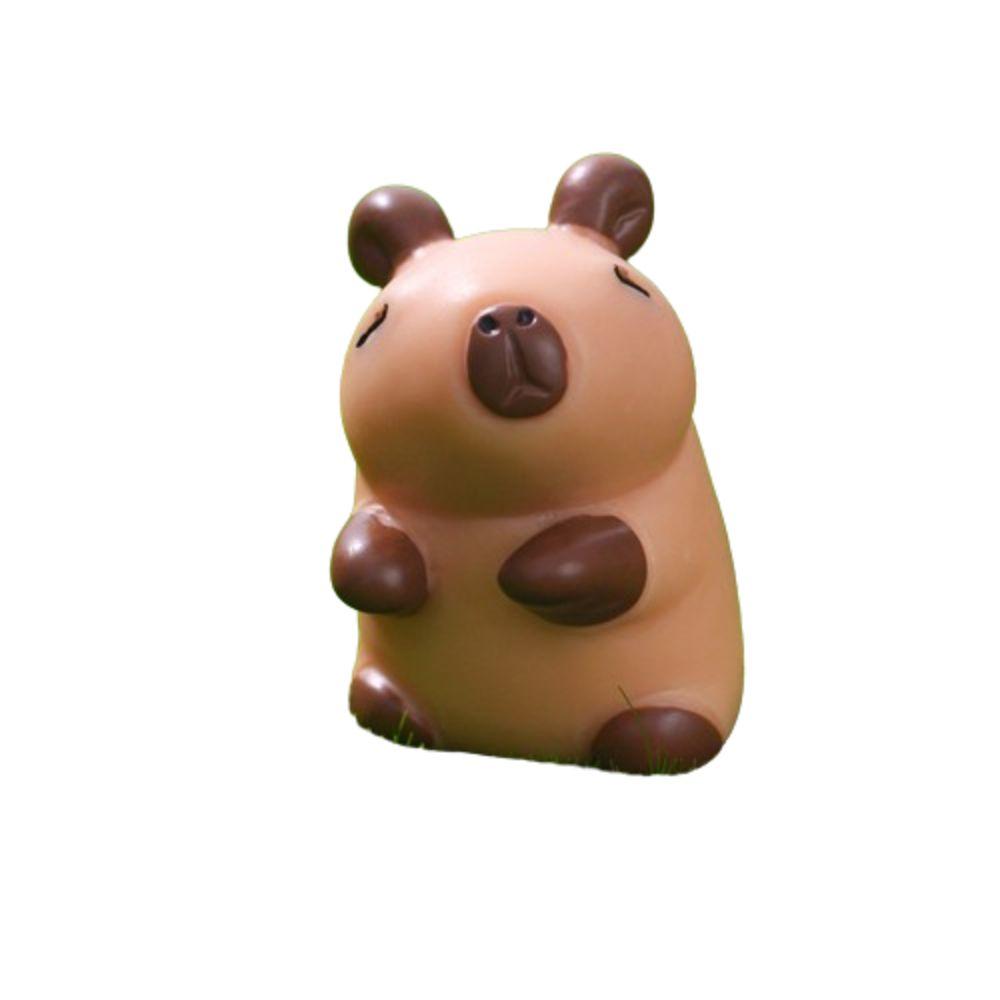 Фигурки животных Игрушки Модель Симуляция Капибара Фигурки животных Мультяшная фигурка Симуляция Модель капибары