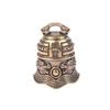 1Pc Brass Handicraft Dragon Bell Keychain Car Interior Double Dragon Playing Beads Bell Brass Bell Home Decoration Pendant