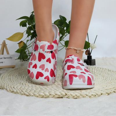 Мода Мода женская уличная садовая обувь впечатление сандалии из ЭВА мягкая подошва защитная обувь креативная мультяшная обувь женщина