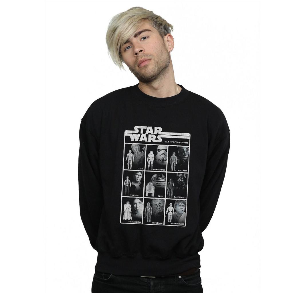 Star Wars Mens Class Of Action Figures Sweatshirt