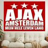 1pc AFC Ajax Tapestry, Living Room, Bedroom, Office, Party Decor, Ideal Festive Gift
