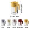 Moisture-proof Glass Spice Bottle Sealed Spice Sorting Bottle 2 In 1 Salt Container  Countertop