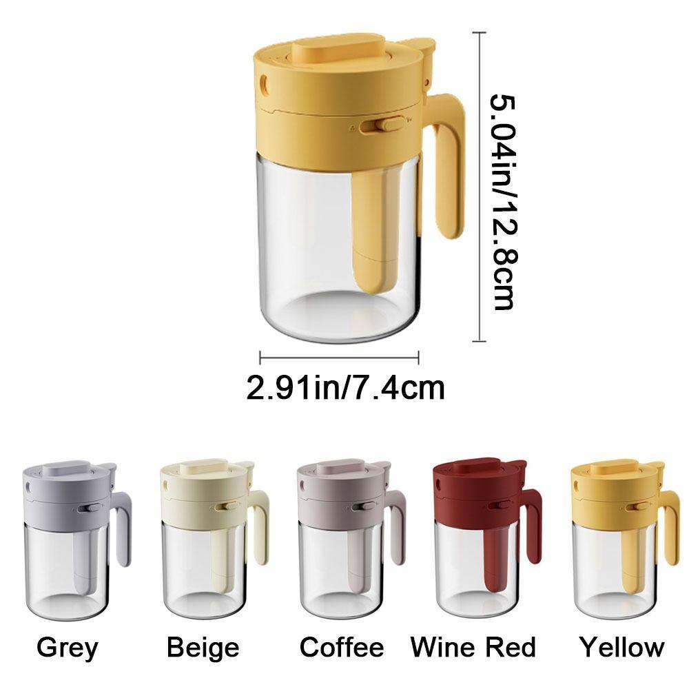 Moisture-proof Glass Spice Bottle Sealed Spice Sorting Bottle 2 In 1 Salt Container Countertop