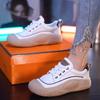 2025 Spring Women's Casual Shoes Sports Board Shoes New Retro Versatile Platform Muffin Shoes Non-slip White Shoes