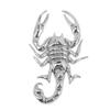 BRIGHTFUFU 2 PCS Scorpion Metal Car Sticker Durable Sublimated Car Window Decor Hide Scratch