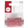 Fil, 1mm, sur rouleau env. 35m, 10g, rouge classique