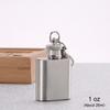 1-10oz Stainless Steel Hip Flask Wine Whisky Pot Bottle For Men Portable Drinker Alcohol Container Pocket Wine Bottle Screw Cap