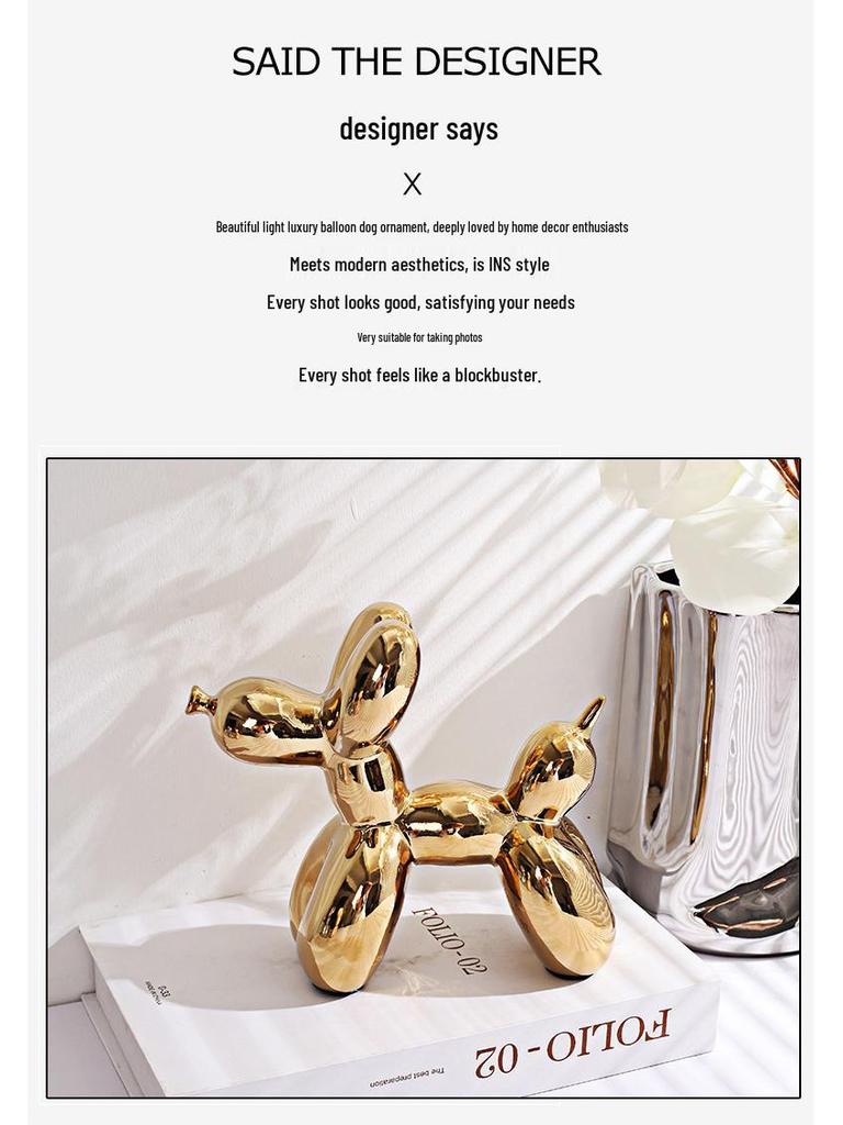 Роскошный винный шкаф «Северное сияние» и фигурка щенка для гостиной и офиса