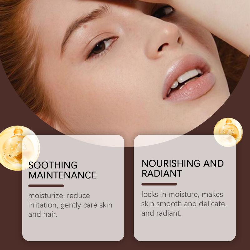 100ML Organic Castor Oil for Hair Moisturizing Natural Brow Lash Growth and Nourishing Body Massage Oil