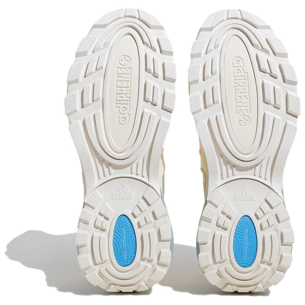 Adidas Кроссовки для бега унисекс Wonder Runner Pro с амортизацией, нескользящие, с низким верхом, цвет экрю/синий IF1707