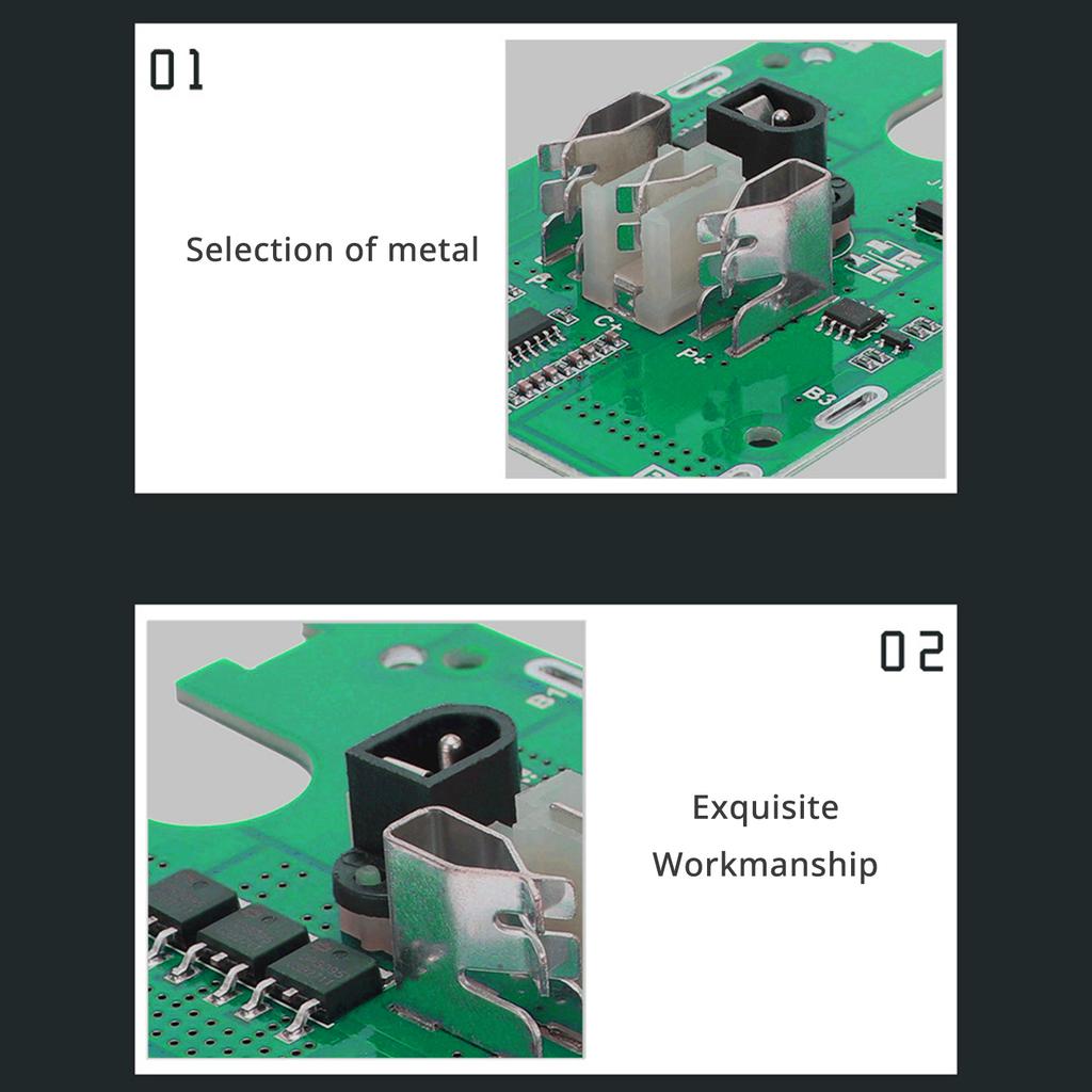 Защитная плата литиевой батареи 21 В, плата зарядки аккумулятора, модуль печатной платы с разъемом для аксессуаров для электроинструментов