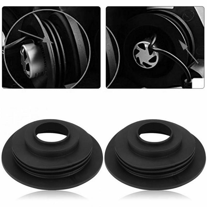2/1PCS Soft Rubber Dust Cover For Car Auto Headlight Universal LED Light Seal Cap