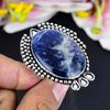 Sodalite Gemstone Handmade 925 Sterling Silver Jewelry Ring Size 7.5 KG-1704