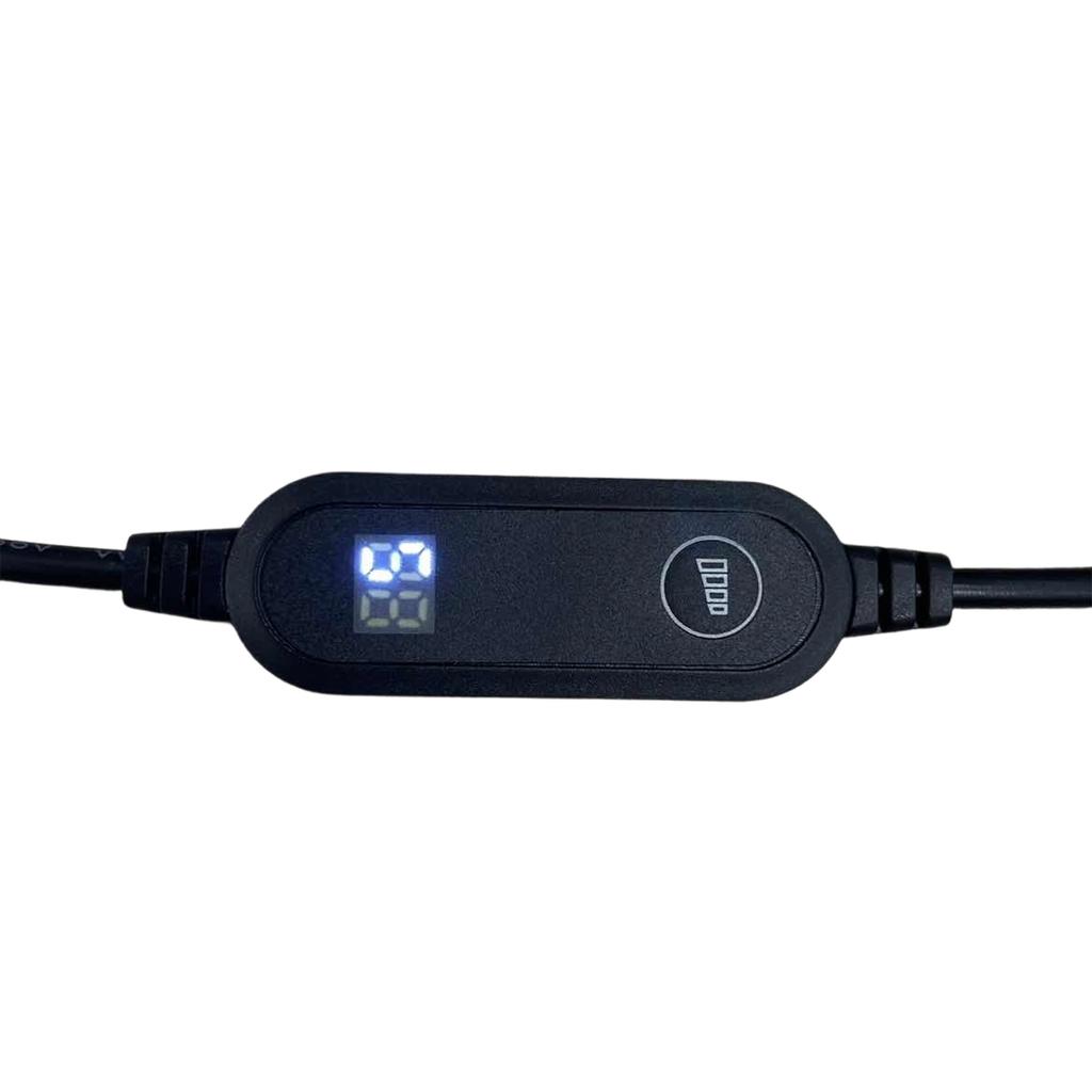 Цифровой дисплей USB C на 12 В Автомобильный адаптер-розетка Подходит для питания видеорегистраторов и другой автомобильной электроники