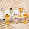 Creative Home Metal Liquor Glass Retro Personality Small Ornament