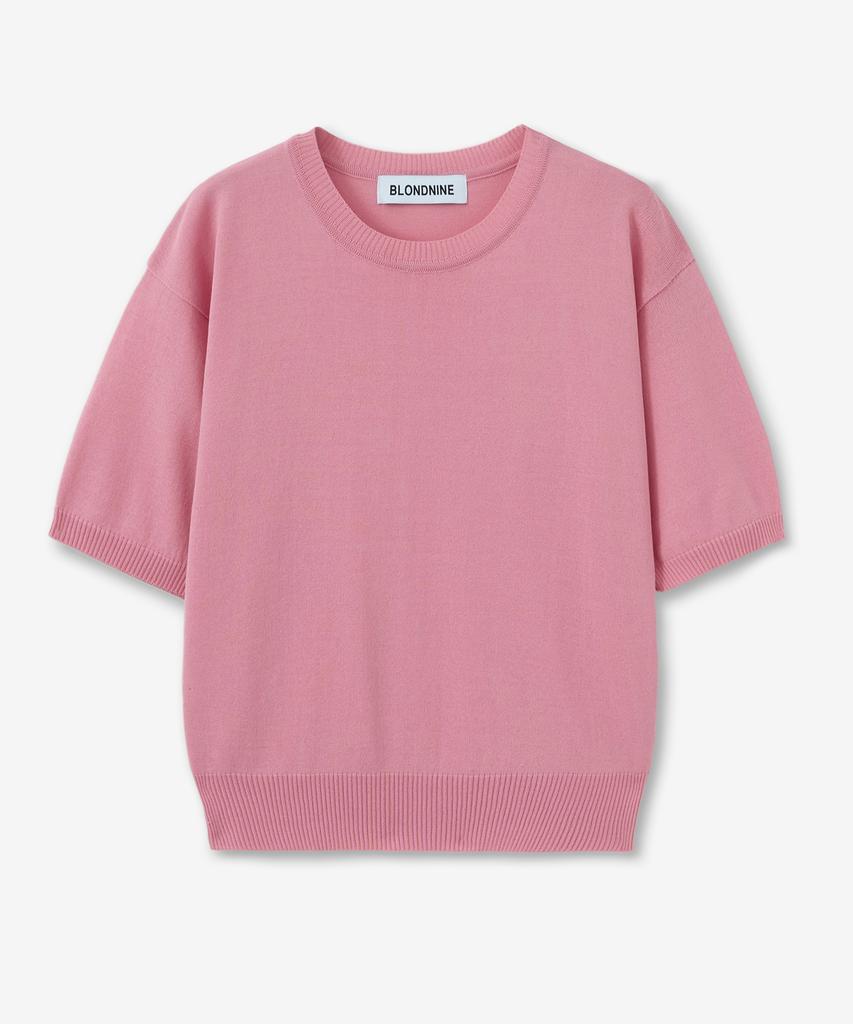 BLOND9 Cool Summer Round Knit Top ( 6 Colors )