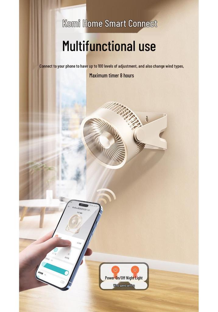 Silent USB Desktop Fan for Office & Students