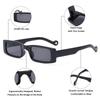 Retro Small Eyewear Sunglasses for Women Sun Glasses Rectangle Square Sunglasses