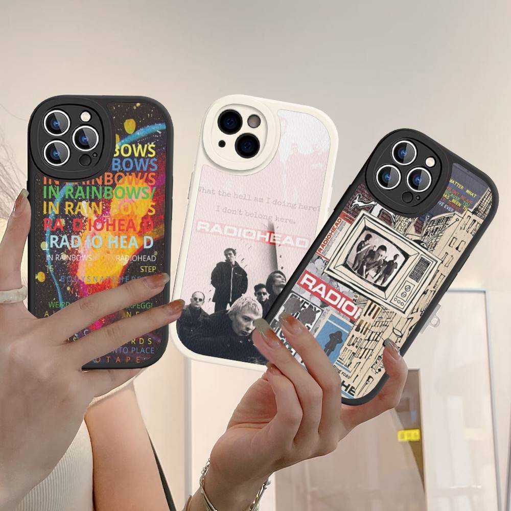 Модный Дизайн Чехол Radiohead для Телефона Жесткая Кожа Для iPhone 16 15 14 13 12 Mini 11 14 Pro Max Xs X Xr 7 8 Plus Fundas