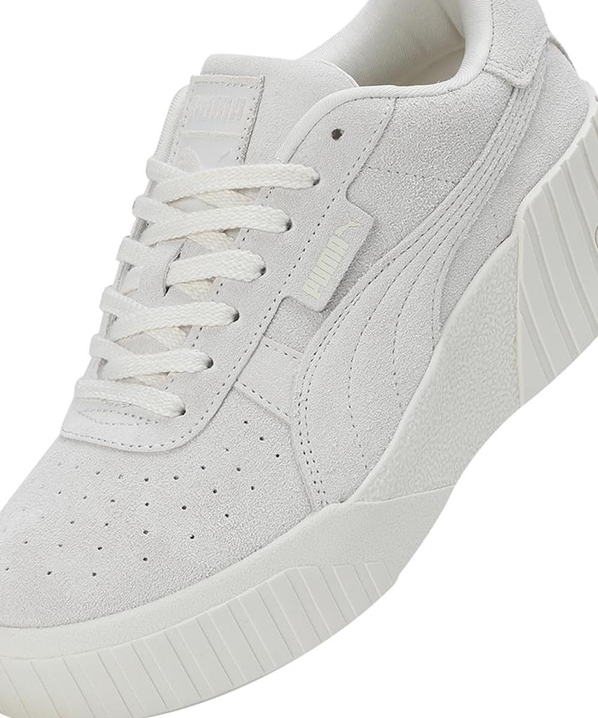 PUMA CALI Wedge Platform Size Sneakers, Tonal, Women's, 385248, Spring/Summer 2022, Pristine/Marshmallow, 24.5cm