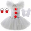 Christmas Day Children Girls Dresses Mesh Princess Dress Set Children Halloween Performance Costumes
