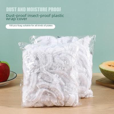 Набор одноразовых пластиковых пленок для защиты от насекомых и сохранения продуктов питания - универсальные крышки для мисок для остатков еды в холодильнике