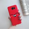 For Samsung Galaxy S6 S7 edge Case Cute Love Heart Flower Silicone TPU soft cases cover For Samsung S6 S7 S 6 7 edge phone Case