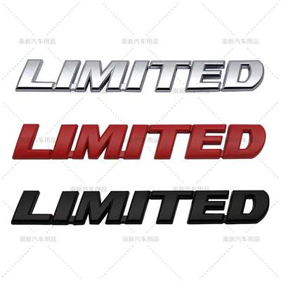 2 шт./лот 3D металлическая эмблема автомобиля Toyota LIMITED, автомобильный значок, наклейки на задний багажник, наклейка на боковое крыло