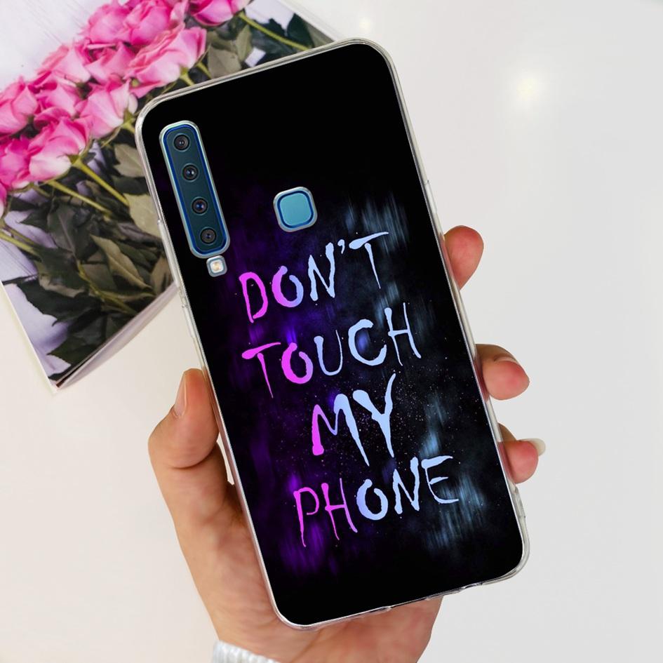 For Samsung Galaxy A9 2018 Case A920 SM-A920F Silicone Cover Popular Flower Clear TPU Soft Phone Case For Samsung A9 2018 Bumper