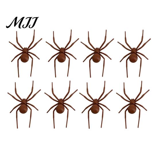 Realistic Halloween Spider Decor 1/4/8Pcs 3D Refrigerator Magnet for Halloween, Scary Fake Magnetic Decoration, Prank Props, Party Favors Metal