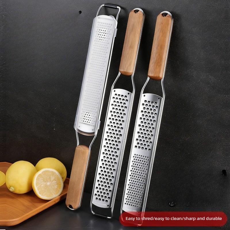 Lemon Zester Grater Stainless Steel Butter Grater Heavy Duty Kitchen Tool for Cheese,Ginger,Garlic,Chocolate,Vegetables Fruits 1