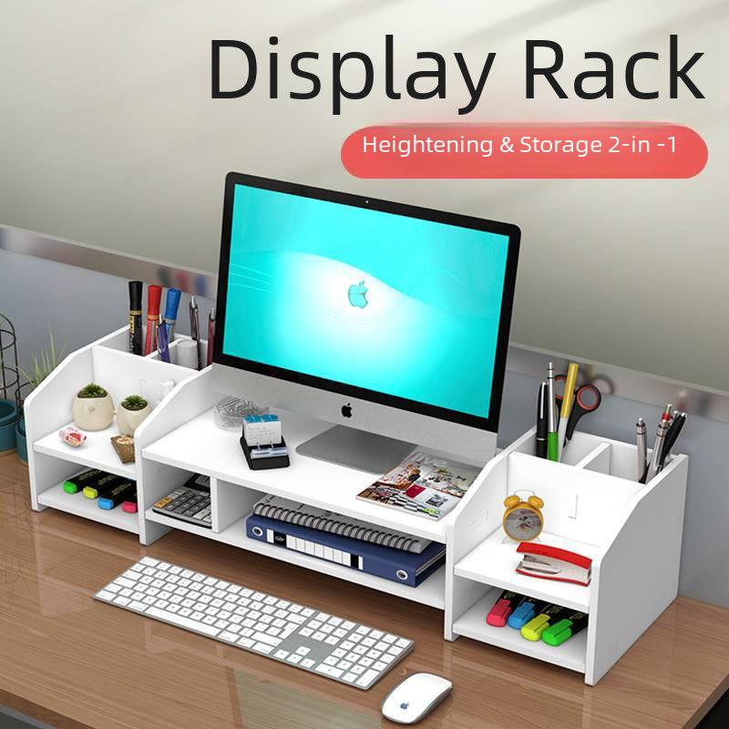 Computer Elevated Office Drawer Storage Base Bracket Monitor Elevated Desktop Desktop Storage Rack Double-draw heart heightening rack 5mm