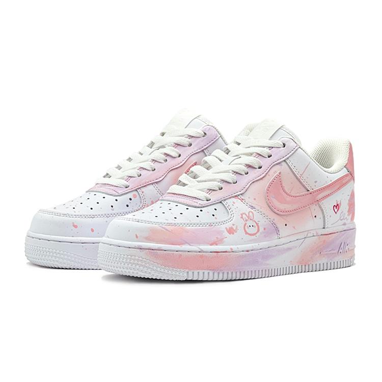 Nike Air Force 1 Air Force 1 Mid top Скейтбордические кроссовки Женские Розовый Белый DH2920-111(TeamS-S-BOX)