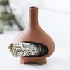 Handmade Ceramics Palo Santo Holder Sages Stick Dish Smudge Bowl Cone Incense Burner Chimenea Yoga Meditation Zen Decoration