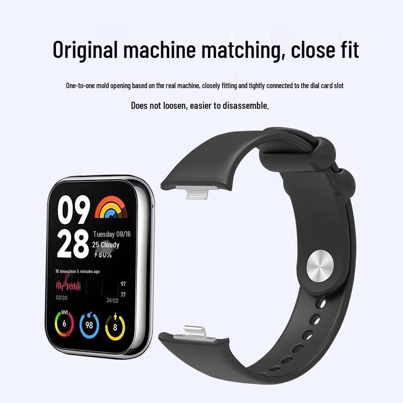 CHENSONG Силиконовый сменный ремешок для Xiaomi Smart Band и Redmi Watch