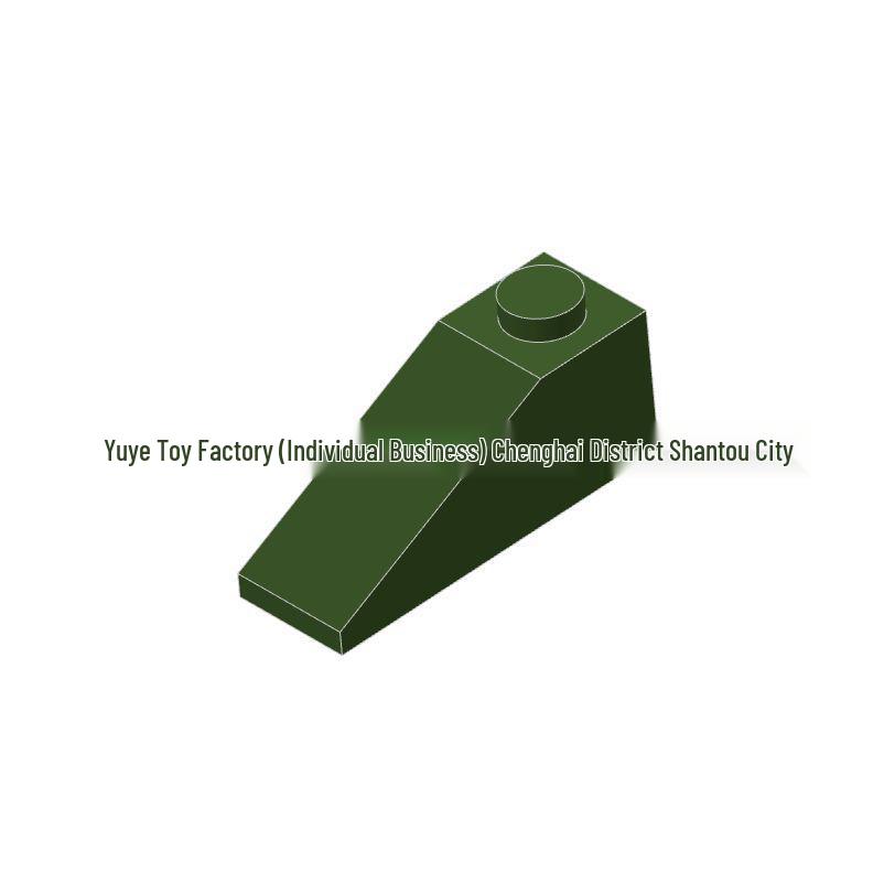 1x3 Long Slope Brick Compatible with LEGO 4286, Small Particle DIY Educational Building Block Accessory