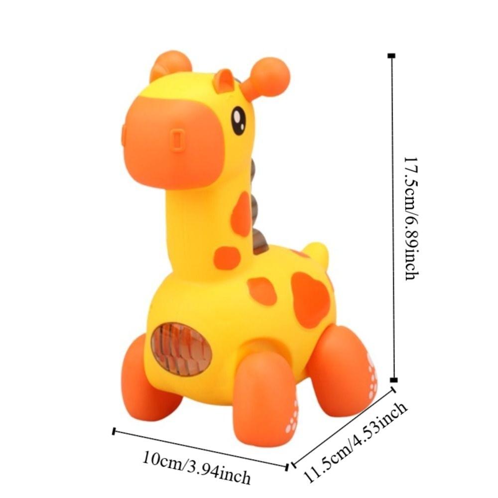 with Leash Giraffe Toys Sound and Light Animals Toys Early Education Toys Crawling Stage